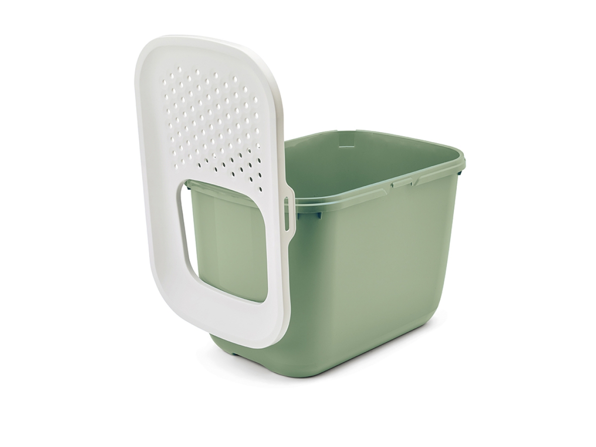 Hop in cat litter box outlet